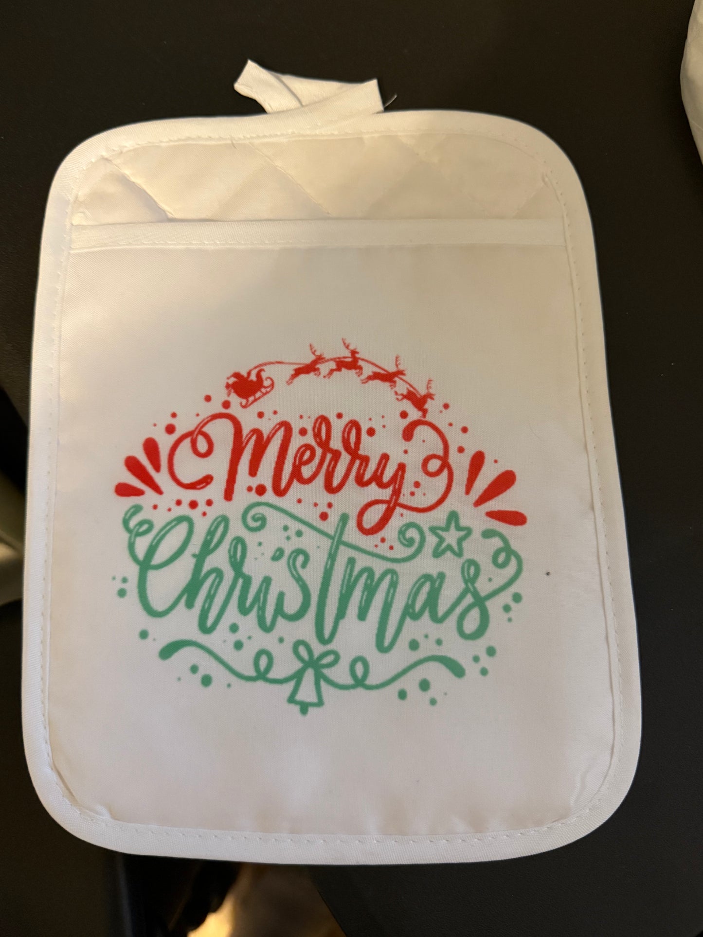 Merry Christmas decorative pot holder