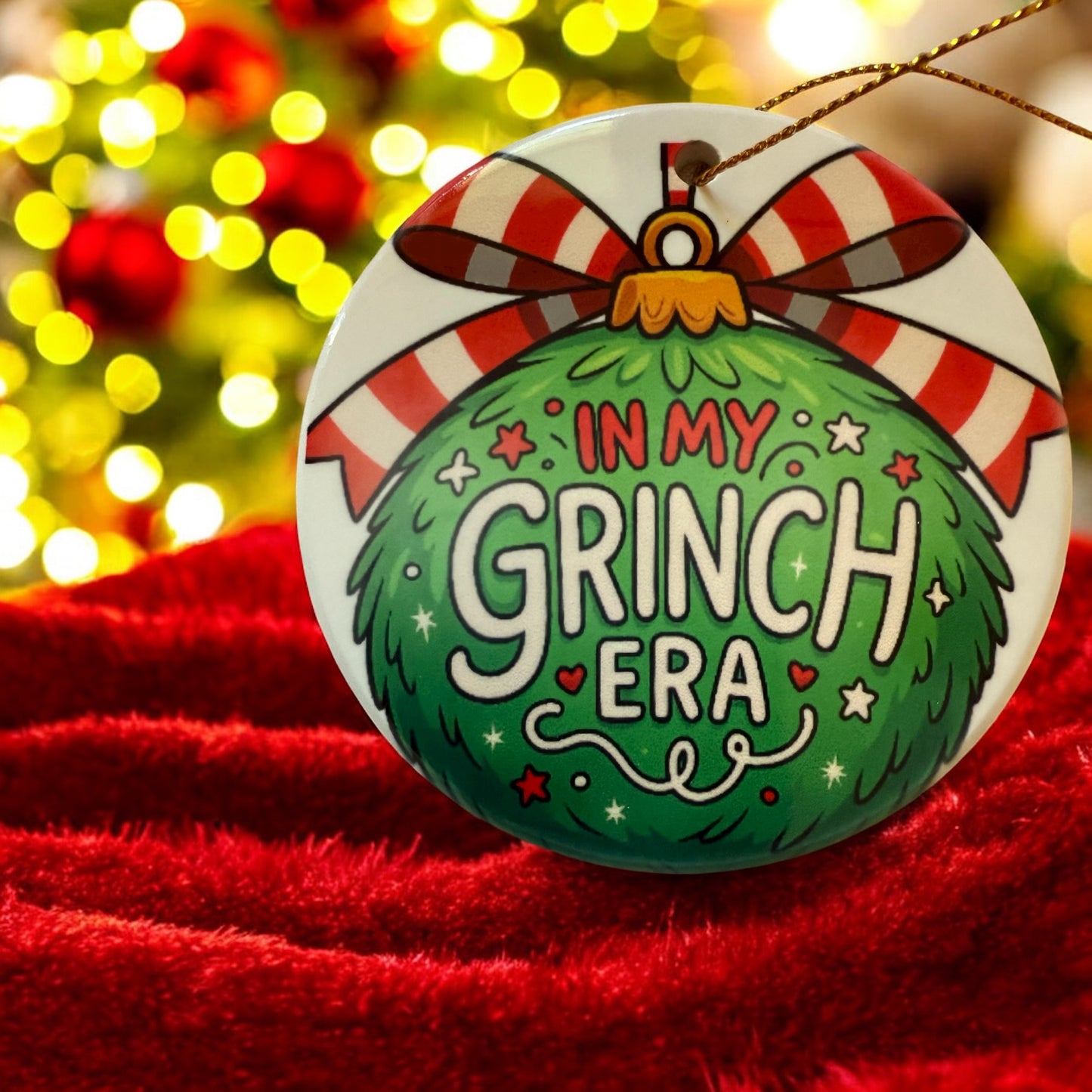 In my Grinch era ornament