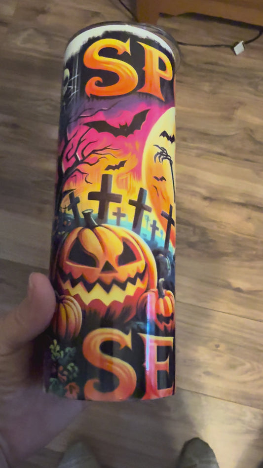 Spooky season tumbler